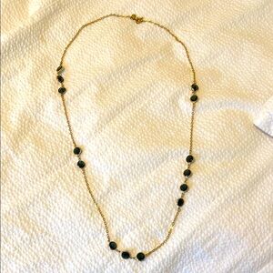 Elegant Gold and Blue/Green Necklace